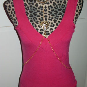 Lady's Pink short sleeve top